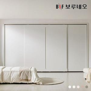 [NS홈쇼핑]히든 슬라이딩 붙박이장 390cm 매립형 손잡이 13자[34999903]
