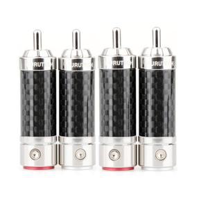 FURUTECH CF 102 R 탄소 섬유 등급 RCA 플러그 감자 핸들 상자 없음