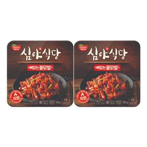 동원 심야식당 뼈없는 불닭발 160g, 2개