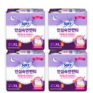 쏘피 바디피트 팬티형 생리대 특대형 XL 추천 4P 4개 BNS