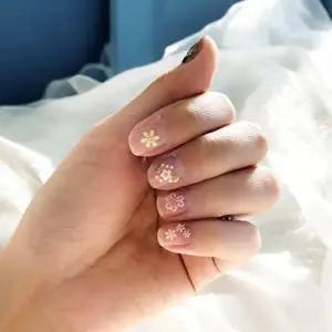 네일스티커 꽃모양 손톱꾸미기 스티커 10장-WFFNCBI