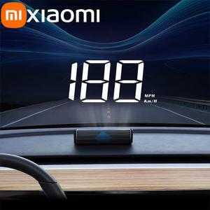Xiaomi 차량용 속도계 HUD 헤드 업 디스플레이 디지털 속도 Mete GPS 나침반 다기능 자동차 앞 유리 프로젝터 2025