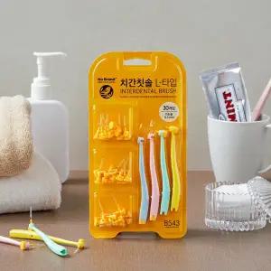 노브랜드 치간칫솔 L타입 30입