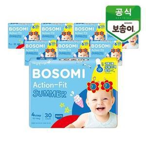 [보솜이] 액션핏 썸머 팬티 대형 30매 x 8팩