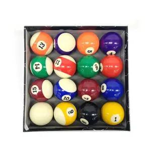 16구 포켓볼 당구공 세트 (57.2mm)－다용도 공세트 포켓볼 혼합색상 선물 당구공 3구 당구대 16개입