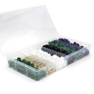500PCS  에어컨 냉매 충전 도구 씰링 링  5/16  1/4  R410a R134a R22 충진 파이프 개스킷