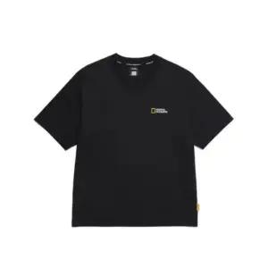 내셔널지오그래픽 N255UTS909 세미오버핏 수피마 반팔 티셔츠 CARBON BLACK 676469