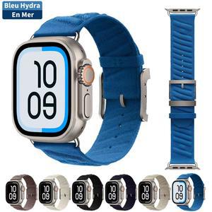 En Mer Band Bleu Nuit Apple Watch Ultra 2 10 9 8 7 6 스트랩 42MM 46MM 44MM 45MM 49MM iWatch S10 3 2 1 38/40MM 팔찌