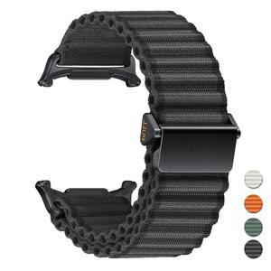 갤럭시 시계 7 울트라 47mm 밴드 용 나일론 스트랩 갤럭시 시계 울트라 47mm 시계 밴드 용 오프로드 스포츠 팔찌 팔찌