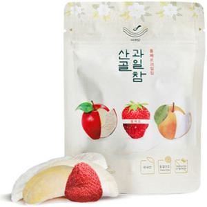 산골 과일참 통째로 과일칩 10g, 20개
