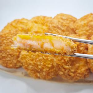 통살새우까스 800g(80g x 10개입) 새우함량 62% 패티 빵가루