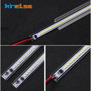 1pc 2835 AC 220V LED 바 빛 알루미늄 PCB 20/30/40/50cm U