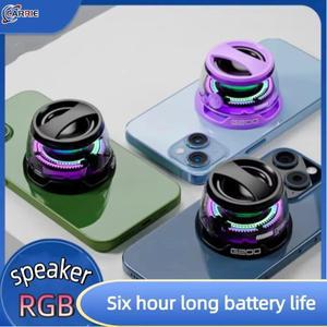 휴대용 마그네틱 블루투스 스피커, G200 미니 사운드 다기능 RGB 5.3
