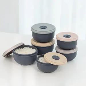 네오실리 라이스타임팩 국산 실리콘 냉동밥용기 전자레인지 소분용기 4P 1set