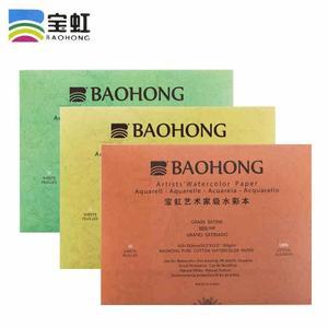 Baohong 100% 코튼 아티스트 수채화 용지 20 장 전문 스케치북 패드 그림 미술