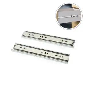 렌지대 책상서랍 3단 볼레일 35mm 서랍레일 400mm 서랍레일 서랍장레일 3단레일 서랍장레일교체