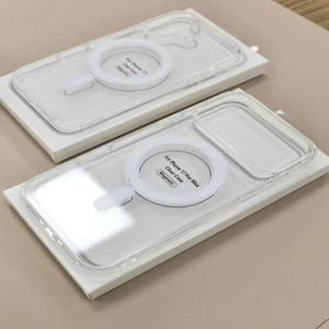 iPhone 17 Air 16 15 14 13 12 Plus Pro Max 자기 기능이 있는 충격 방지 무선 충전 커버용 새 투명 MagSaf