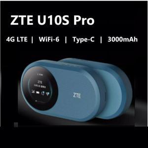 4G WIFI 라우터 잠금 해제   ZTE U10S Pro 3000mAh 배터리 LCD wifi-6 고속 모바일 모뎀