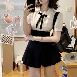TC 교복몰 반팔 각카라 퀼로트 교복세트 세라복 일본교복 (WFJ8HRE)