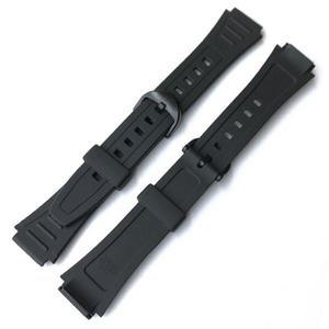 카시오 G 충격 W-800H W-217 AQ-S800W 시계 액세서리 스포츠 시계줄 18MM 용 실리콘 고무 밴드