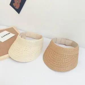[아우트](앙상블)아동 라탄 밀짚 돌돌이 키즈 모자