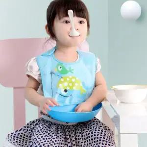 [아우트]이유식 놀이 방수 분리형 턱받이