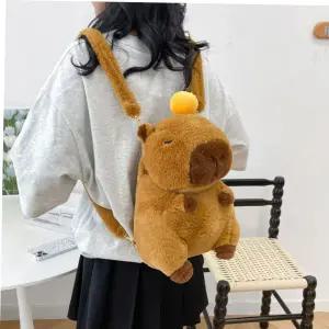 카피바라 가방 팩백 인형 동물 쓸데없는 킹받는 선물