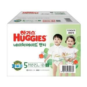 하기스 네이처 메이드 팬티형 5단계 66개 하기스네이처팬티5단계66 코스트코 코와샵25