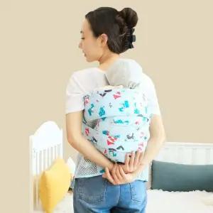 [골드스마일]아기띠 순면 일반형 공룡친구 여름망사5부 아기포대기