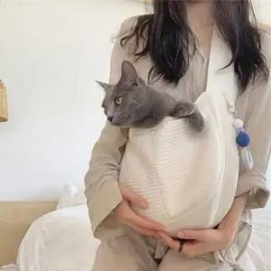 고양이 이동가방 이동장 강아지 슬링백 포대기 산책가방 애견 숄더백