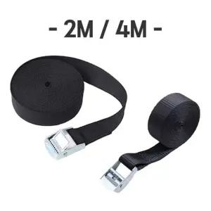 화물 고정 버클밸트 스트랩 안전 고정밸트 블랙 2M 4M 짐고정바 화물차 탑차 용달차 짐바스트랩