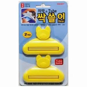 ksr 곰돌이 치약짜개 2P 욕실용품정리 핸드크림짜개 (WFJIGF5)