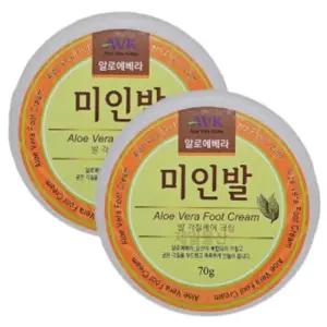 알로에베라 미인발 풋패드 냄새 각질 관리 한방에 2개