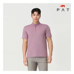[PAT 남성] 스판 솔리드 목크넥 티셔츠_1J35481