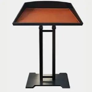 고품질 ksr 아크릴 메뉴판거치대 강연대 텍스타일 480mm 브라운 (WFJIGUI)