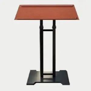 고품질 ksr 메뉴판거치대 강연대 텍스타일 브라운 480mm 연설대 (WFJIGUE)