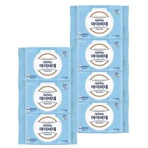 [NS홈쇼핑]마이비데 물티슈 대용량 캡형 60매 x 7팩 클린케어 화장실용 비데용 물에녹는 비..[35429559]