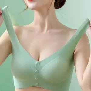 임산부용 편안한 노와이어 무봉제 수유브라 부드러운 브라렛 여성용 (WFJKL94)