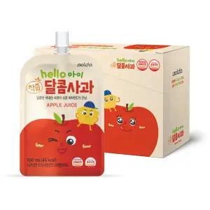 [아올다] 헬로아이 달콤사과 100ml 30팩+보리보리 10팩