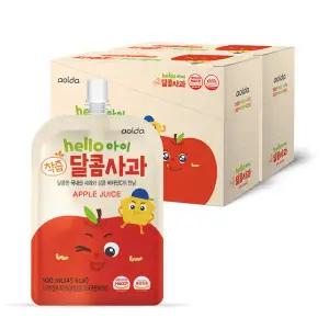 헬로아이 아기 달콤 사과 유아 어린이 주스 음료 100ml 20팩