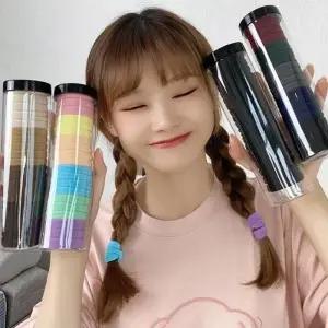 쿠션 머리끈 대용량 헤어밴드 두투한 포니테일 고무밴드 머리묶기 머리고무줄