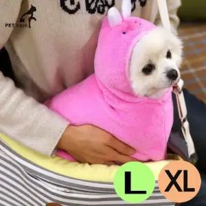 귀여운 캐릭터 담요 가운 래빗 핑크 색상 L-XL 따뜻한 수면가운 (WFJLC4J)