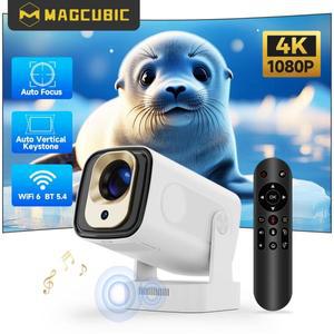 Magcubic HY310 안드로이드 11 프로젝터 4K 네이티브 1080P 자동 초점 330ANSI 듀얼 Wifi BT5.4 에어 마우
