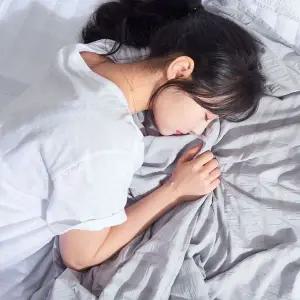 인견필 홑이불 그레이(S/SS)_여름 침대 얇은이불 리플 인견홑이불 시어서커홑이불 린넨홑이불