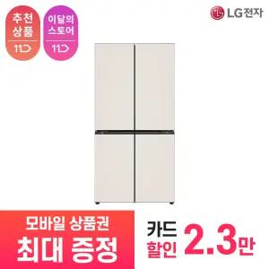 [LG 공식 구독/렌탈][상품권 최대 혜택] LG 전자 디오스 AI 오브제컬렉션 냉장고 M876GGG132 / 상담,초기비용0원