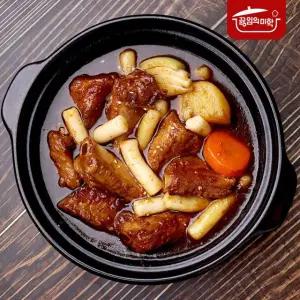 [끓임의미학] 쪽갈비떡볶이(간장맛) 550g x 10팩