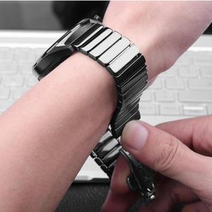 화웨이 시계 5 GT5-4 Pro Amazfit GTR 4/밸런스 2/Bip 6-5 서리로 덥은 금속 세라믹 손목 밴드 삼성 기어 S