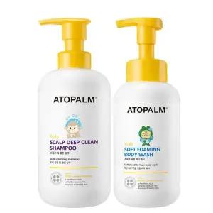 [아토팜] 키즈 스칼프 딥 클린 샴푸 460ml+키즈 포밍 바디워시 460ml