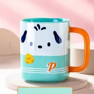 산리오 포차코 투톤 사각 머그컵 400ml
