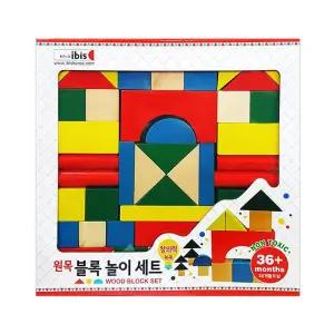 팬시용품 원목블록놀이세트(SP) 아이비스 디자인용품 10000  [SW59EE8F]